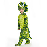 Halloween Boys Dinosaur Cosplay Costume Triceratops Plush Costume - INSWEAR